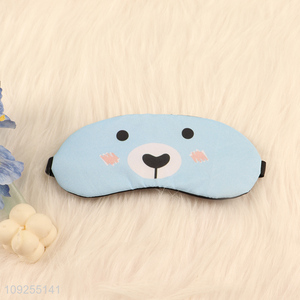 Latest products polyester portable travel sleeping eye mask eye cover for sale