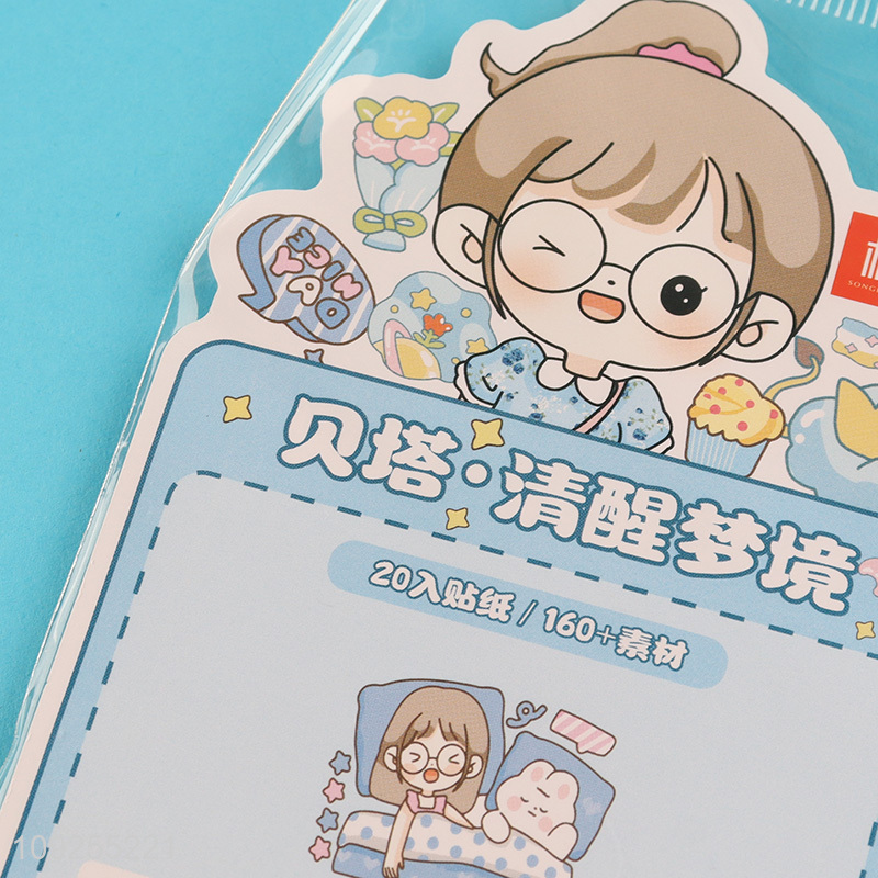 New Arrival Cartoon Stickers Kawaii Self Adhesive Cartoon Stickers for Kids