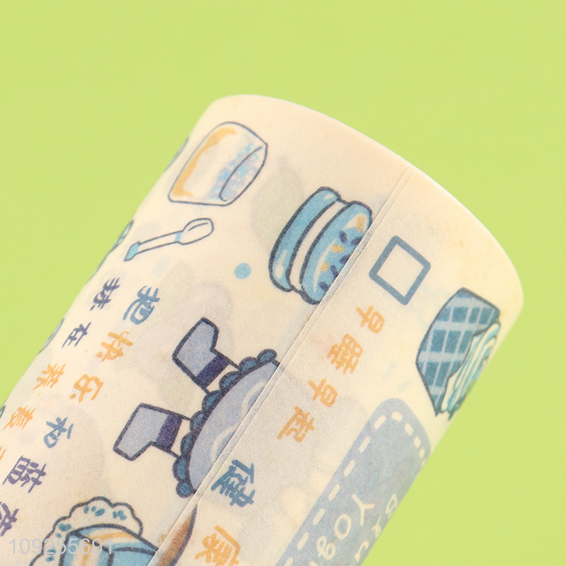 Factory Price 1 Roll Cartoon Washi Tape Kawaii Masking Tape Scrapbooking Tape for Kids