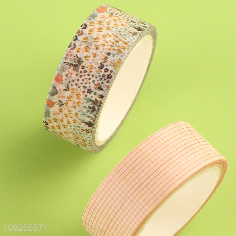 Hot Selling 3 Rolls Washi Tape Set Decorative Tapes for DIY Journaling & Scrapbooking