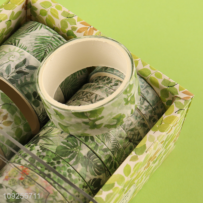 Factory Supply 18 Rolls Seasonal Washi Tape Set for DIY Crafts, Journaling & Scrapbooking