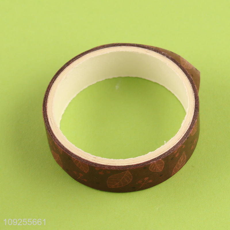 Hot Selling 5 Rolls Autumn Washi Tape Set Fall Decorative Washi Tapes Scrapbook Tapes