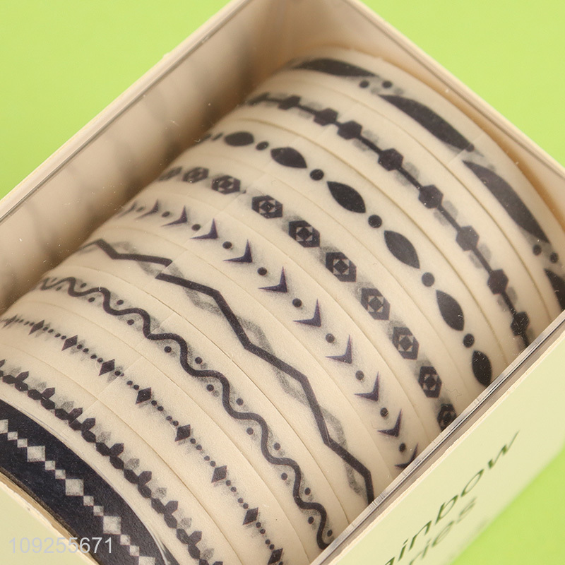 High Quality 10 Rolls Washi Tape Set Decorative Washi Tapes Set for DIY Crafts Journals