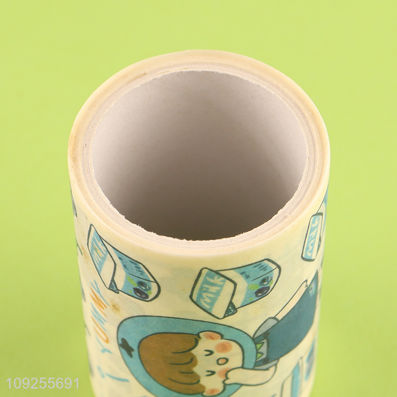 Factory Price 1 Roll Cartoon Washi Tape Kawaii Masking Tape Scrapbooking Tape for Kids