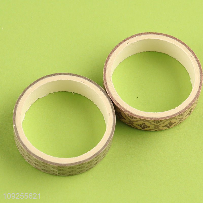 Factory Supply 5 Rolls Washi Tape Set Decorative Adhesive Tapes Set for Gift Wrapping