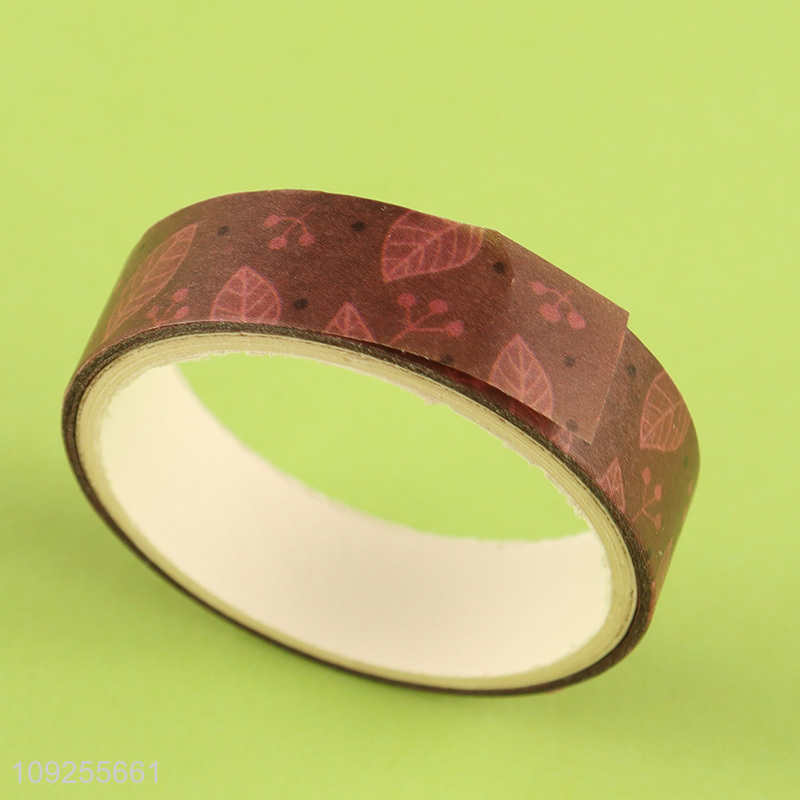 Hot Selling 5 Rolls Autumn Washi Tape Set Fall Decorative Washi Tapes Scrapbook Tapes