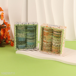 Factory Supply 18 Rolls Seasonal Washi Tape Set for DIY Crafts, Journaling & Scrapbooking
