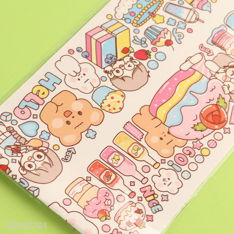 Online Wholesale Cartoon Washi Stickers Kawaii Decorative Stickers Scrapbooking Supplies
