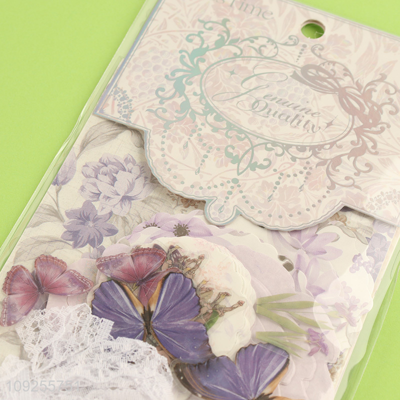 Factory Supply Aesthetic Paper & Stickers Scrapbooking Supplies Kit for DIY Crafts