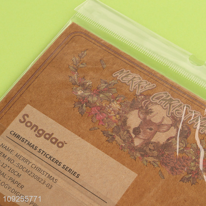 New Arrival Christmas Paper & Stickers Holiday Scrapbooking Kits for DIY Crafts