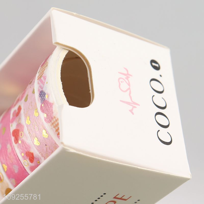 Good Quality 10 Rolls Washi Tape Set Foil Washi Tapes Set Decorative Masking Tapes Set