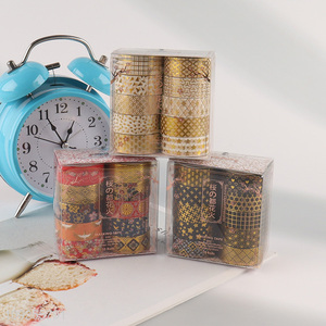Hot Selling 10 Rolls Washi Tape Set Decorative Masking Tapes Set Aesthetic Washi Tapes