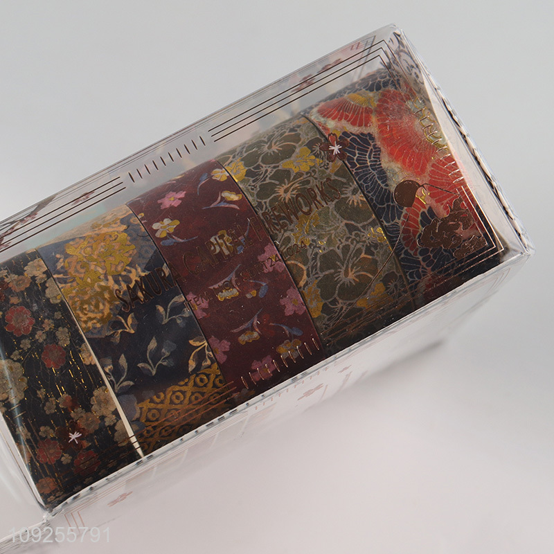 Hot Selling 10 Rolls Washi Tape Set Decorative Masking Tapes Set Aesthetic Washi Tapes