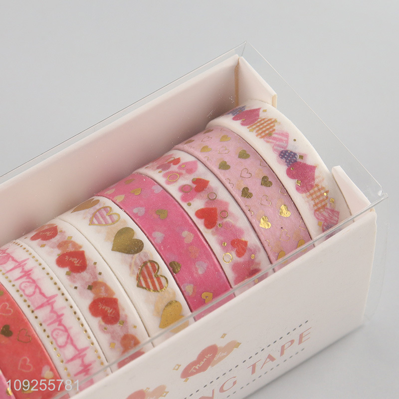 Good Quality 10 Rolls Washi Tape Set Foil Washi Tapes Set Decorative Masking Tapes Set