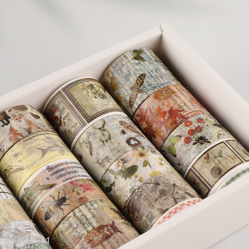 New Arrival 36 Rolls Vintage Washi Tape Set Decorative Masking Tapes Set for DIY Crafts