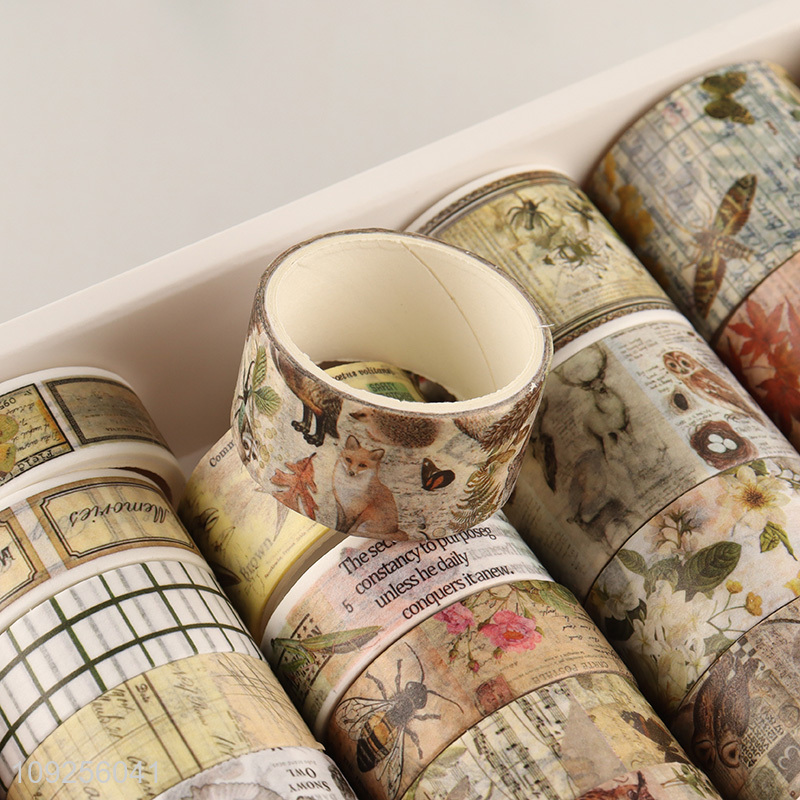 New Arrival 36 Rolls Vintage Washi Tape Set Decorative Masking Tapes Set for DIY Crafts