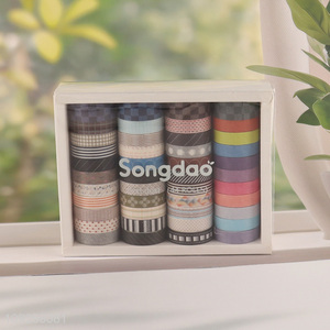 New Product 44 Rolls Washi Tape Set Gold Foil Washi Tapes Set for Scrapbook Journals