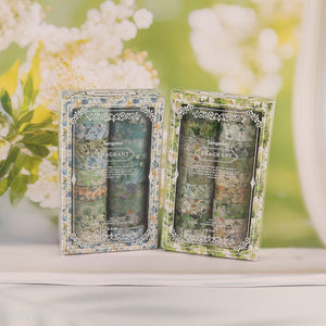 China Imports 18 Rolls Floral Washi Tape Set Decorative Flowers Tapes for DIY Journaling