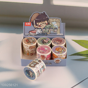 High Quality 1 Roll Cartoon Washi Tape Kawaii Decorative Tape for Scrapbooking Supplies