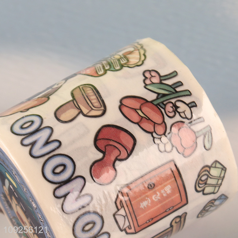 High Quality 1 Roll Cartoon Washi Tape Kawaii Decorative Tape for Scrapbooking Supplies