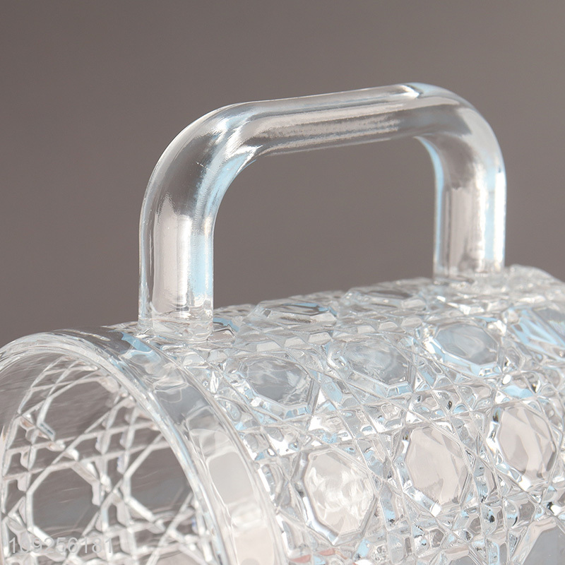 High Quality Drinking Glass Clear Water Cup Modern Glass with Handle