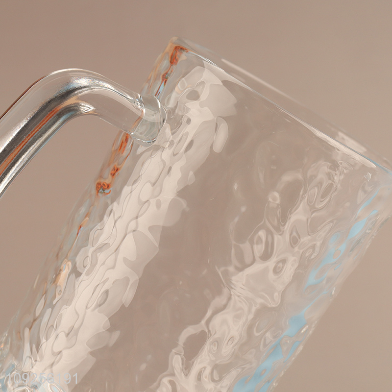 New Product Beer Glasses Glass Beer Mug with Handle for Home & Bar