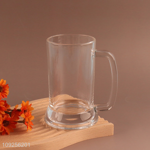 Factory Price Glass Beer Glasses Lead Free Glass Water Cup with Handle