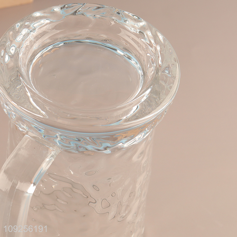 New Product Beer Glasses Glass Beer Mug with Handle for Home & Bar