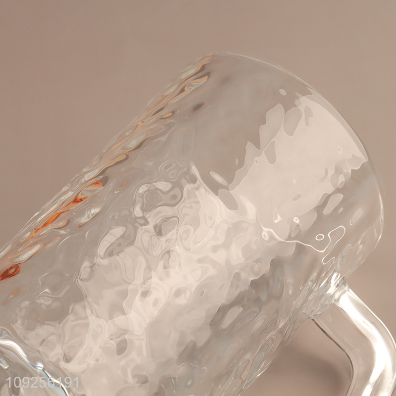 New Product Beer Glasses Glass Beer Mug with Handle for Home & Bar