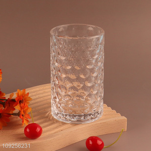 Online Wholesale Beer Glasses Clear Glass Water Cup for Drinks Juice Milk