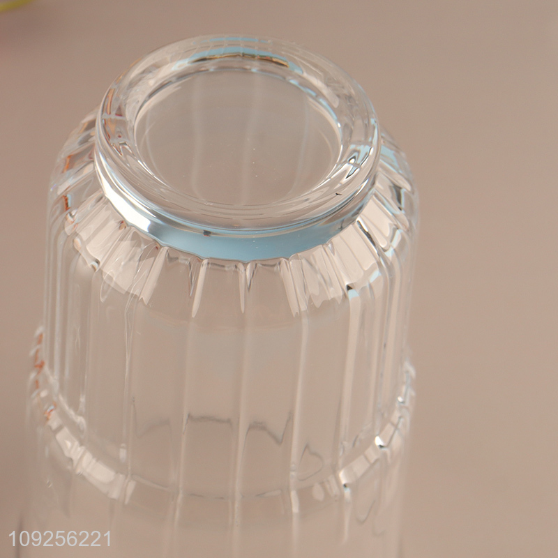 Factory Supply Drinking Glass Transparent Glass Cup for Water Juice Tea