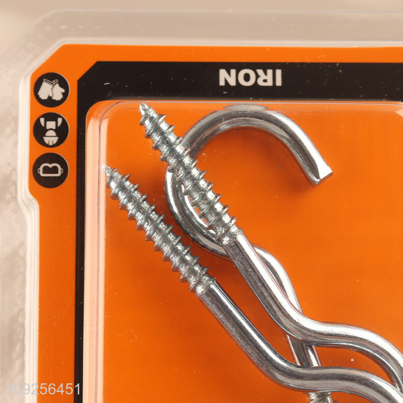 Good Quality 3 Pieces Screw Eye Pins Heavy Duty Self Tapping Screws Hooks