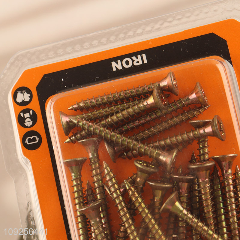 Good Quality 28 Pieces Self Tapping Screw Set Iron Self Tapping Screws Set