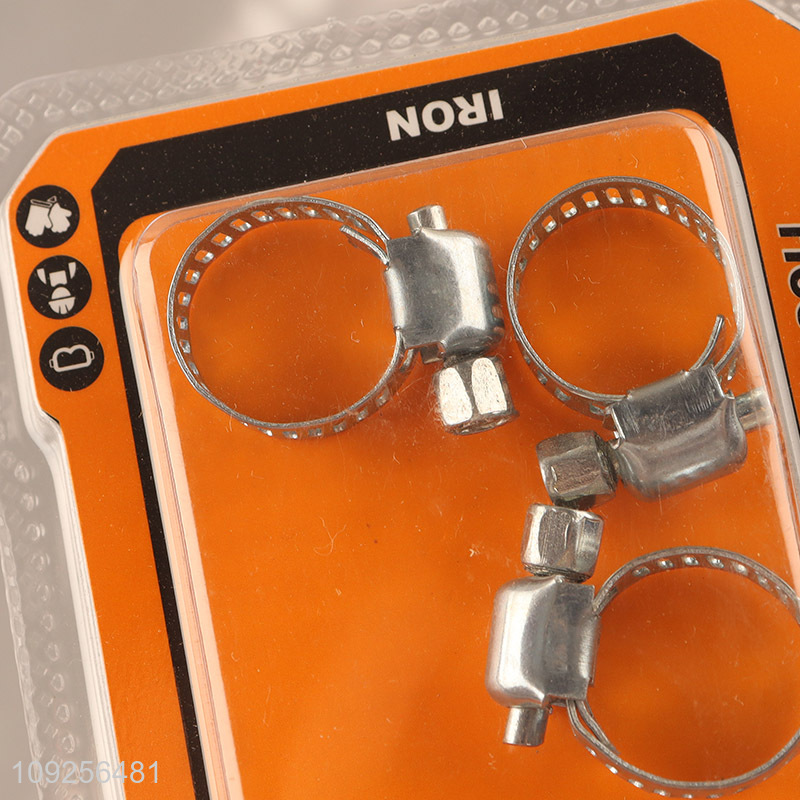 Factory Price 3 Pieces Hose Clamps Set Adjustable Hose Clamps for Plumbing Garden