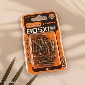 Good Quality 28 Pieces Self Tapping Screw Set Iron Self Tapping Screws Set