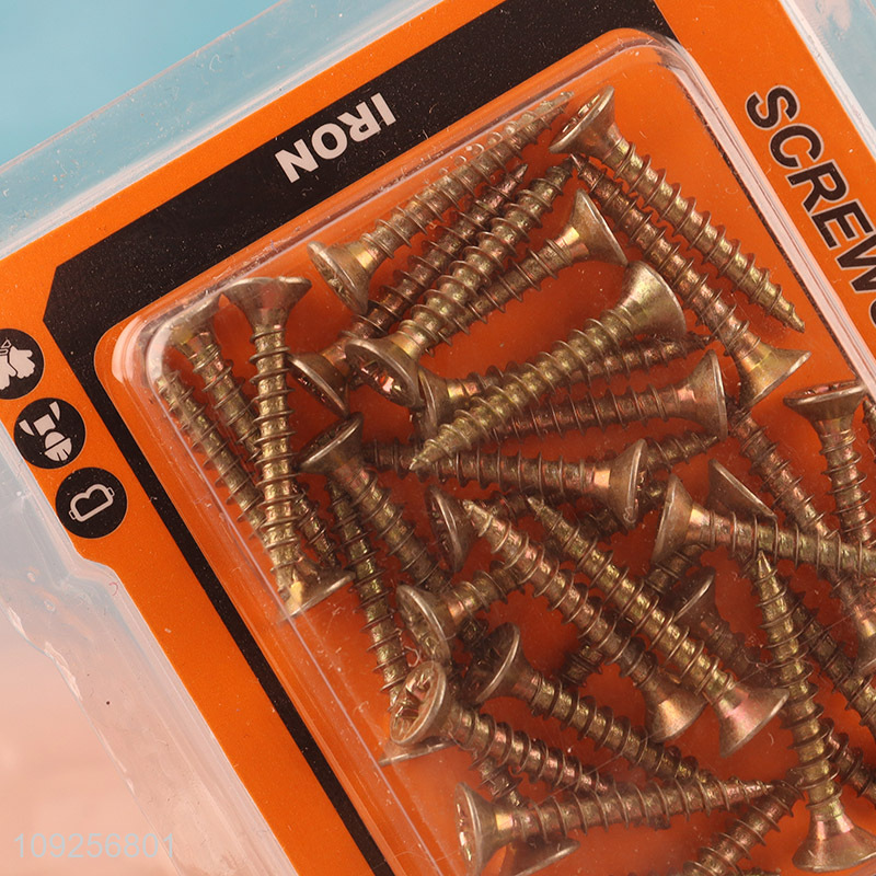 Good Quality 3 Pieces Self Tapping Screw Set Iron Self Tapping Screws Set