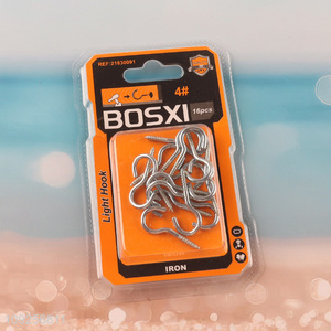 Hot Selling 16 Pieces Screw Eye Pins Heavy Duty Self Tapping Screws Hooks