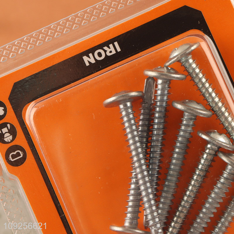 Good Quality 8 Pieces Self Drilling Screws Set Iron Self Tapping Screws Set