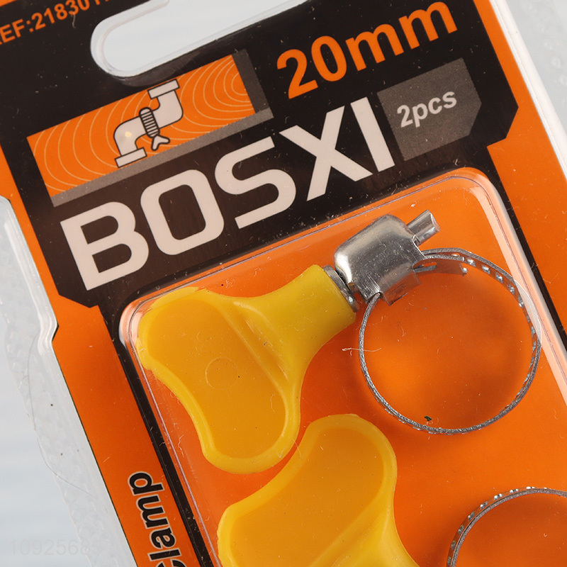 New Product 2 Pieces Key Type Adjustable Hose Clamps for Water Pipe Plumbing