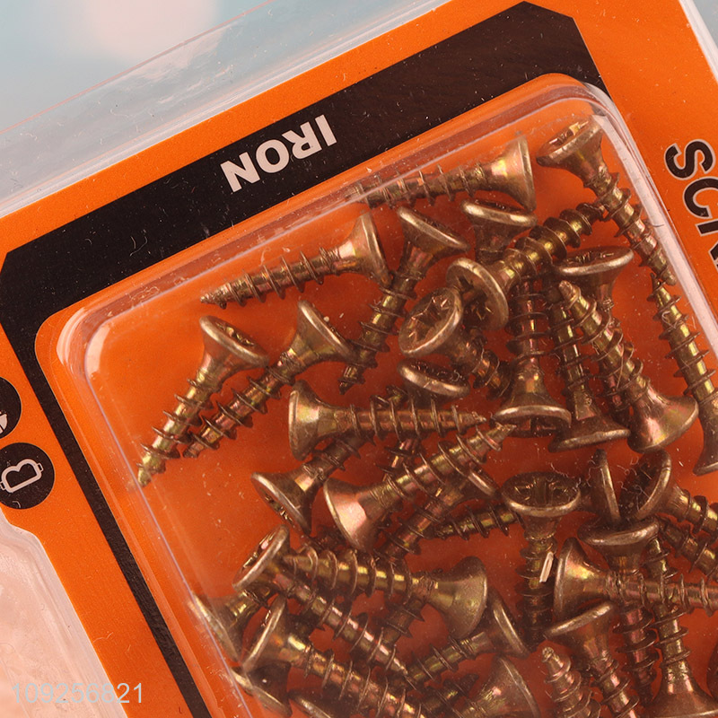 High Quality 45 Pieces Self Tapping Screw Set Iron Self Tapping Screws Set
