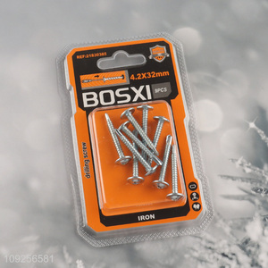 China Imports 9 Pieces Self Drilling Screws Set Iron Self Tapping Screws Set