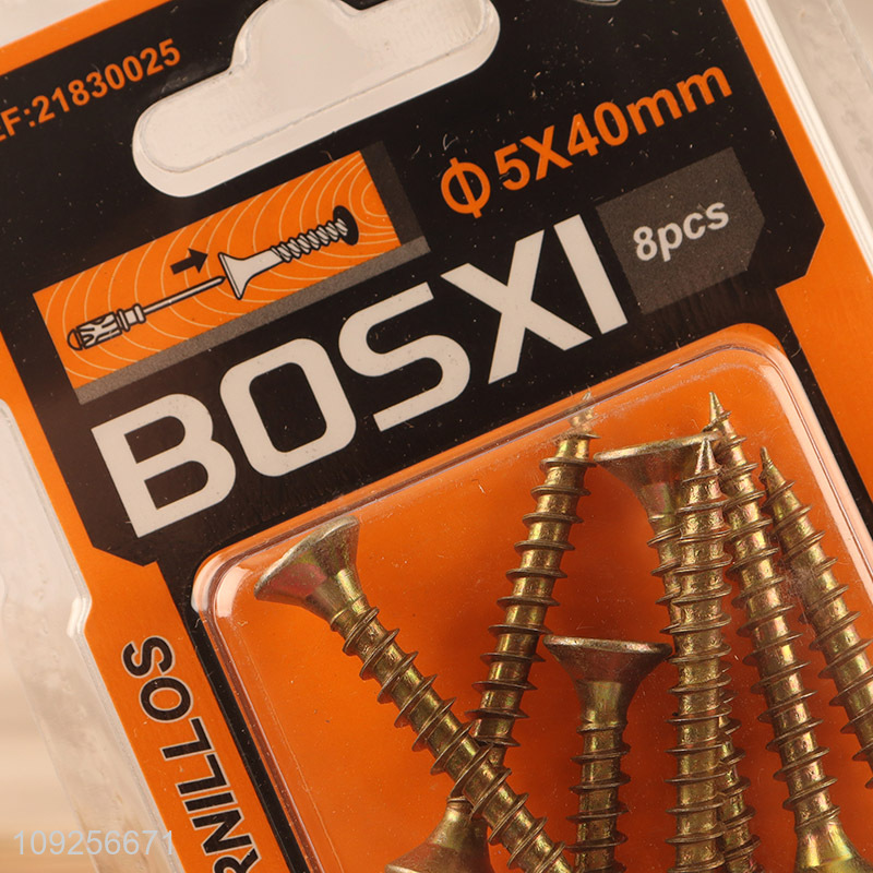 China Imports 8 Pieces Self Tapping Screw Set Iron Self Tapping Screws Set