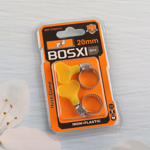 New Product 2 Pieces Key Type Adjustable Hose Clamps for Water Pipe Plumbing