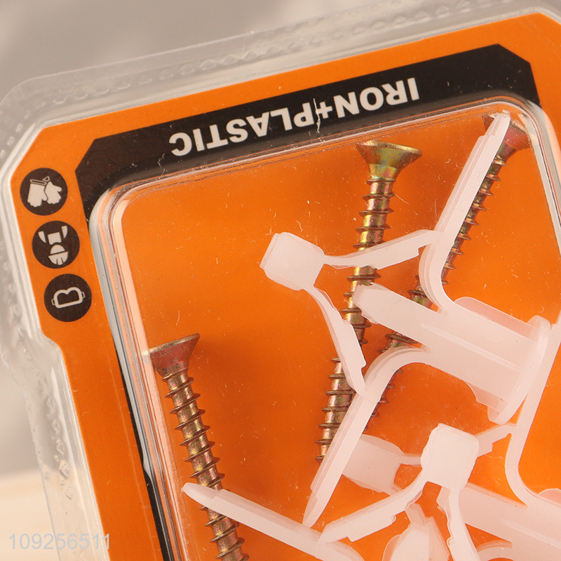 China Wholesale 3 Pieces Plastic Aircraft Expansion Anchor Bolts and Screws Set