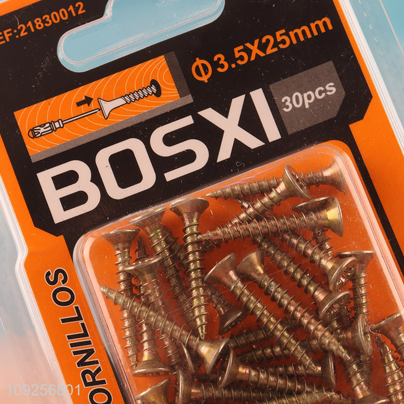 Good Quality 3 Pieces Self Tapping Screw Set Iron Self Tapping Screws Set