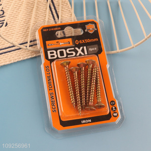 China Wholesale 6 Pieces Self Tapping Screw Set Iron Self Tapping Screws Set
