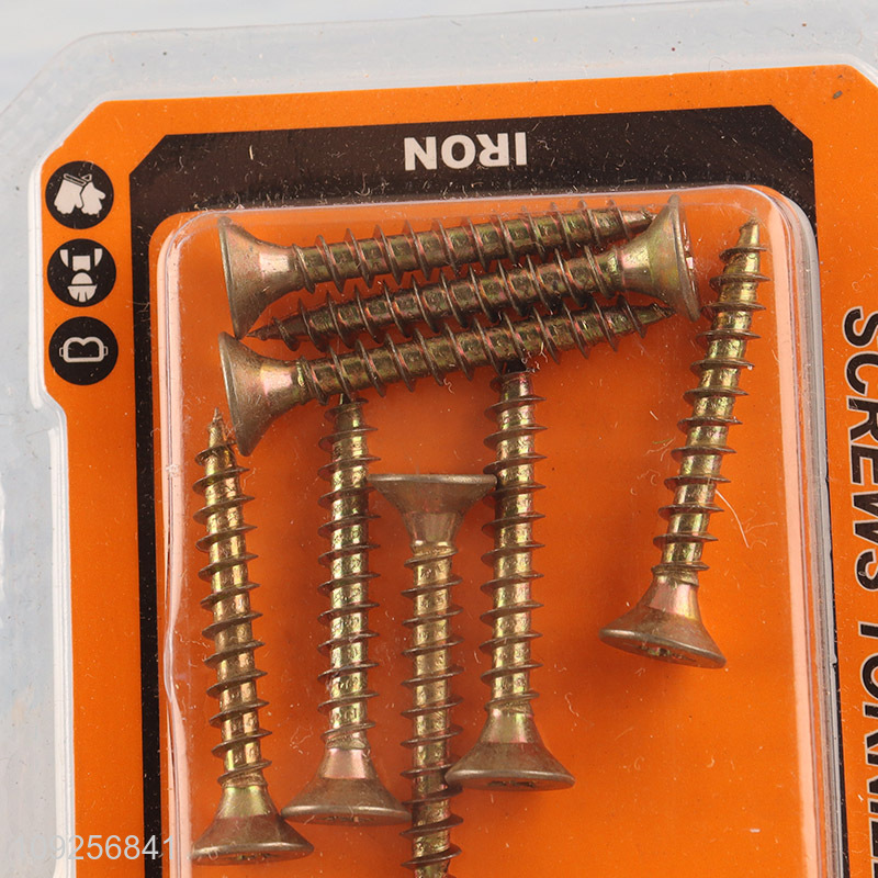 Factory Price 9 Pieces Self Tapping Screw Set Iron Self Tapping Screws Set