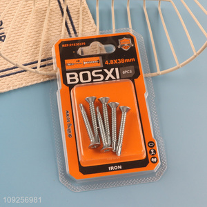 Good Quality 6 Pieces Self Drilling Screws Set Iron Self Tapping Screws Set