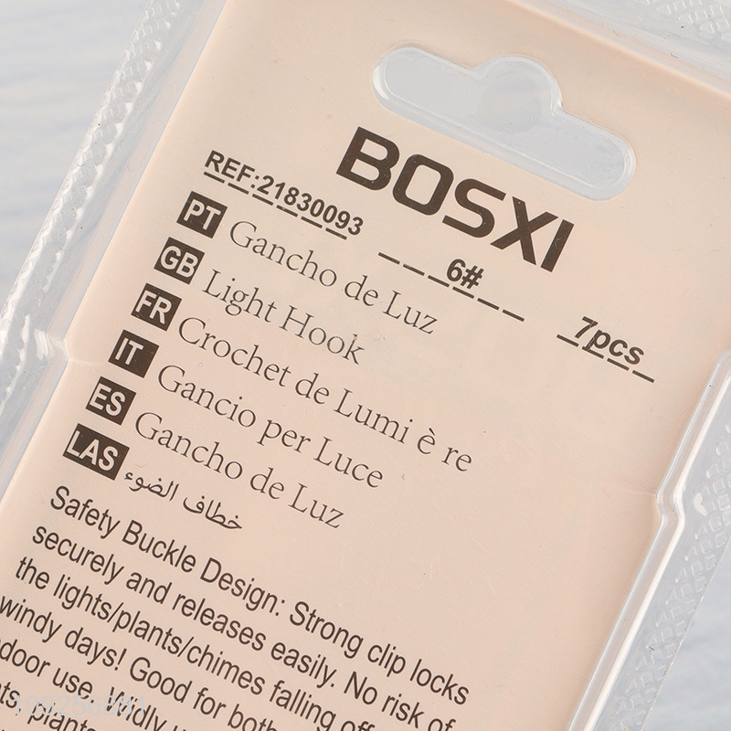 New Arrival 7 Pieces Screw Eye Pins Heavy Duty Self Tapping Screws Hooks