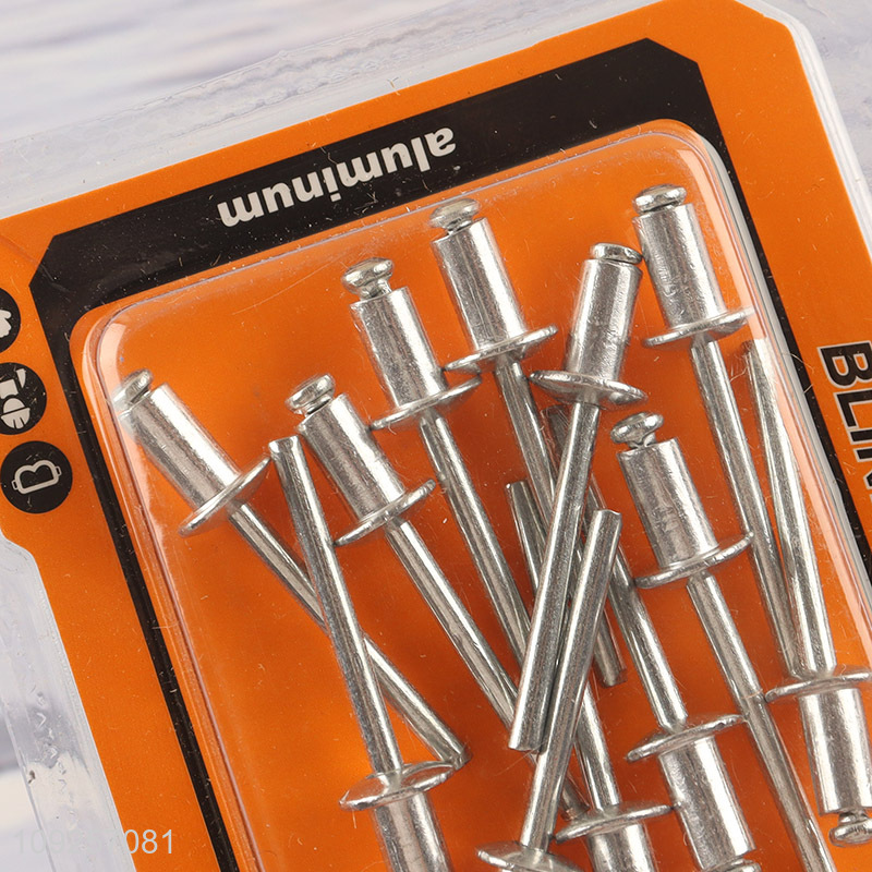 Hot Selling 12 Pieces Aluminum Blind Rivets Pop Rivets for Construction Automobile
